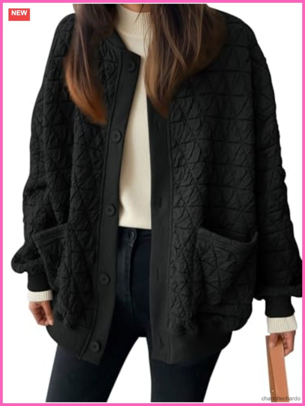 Oversized Wrinkle Puff Jacket Women Lightweight Casual Fall Coat